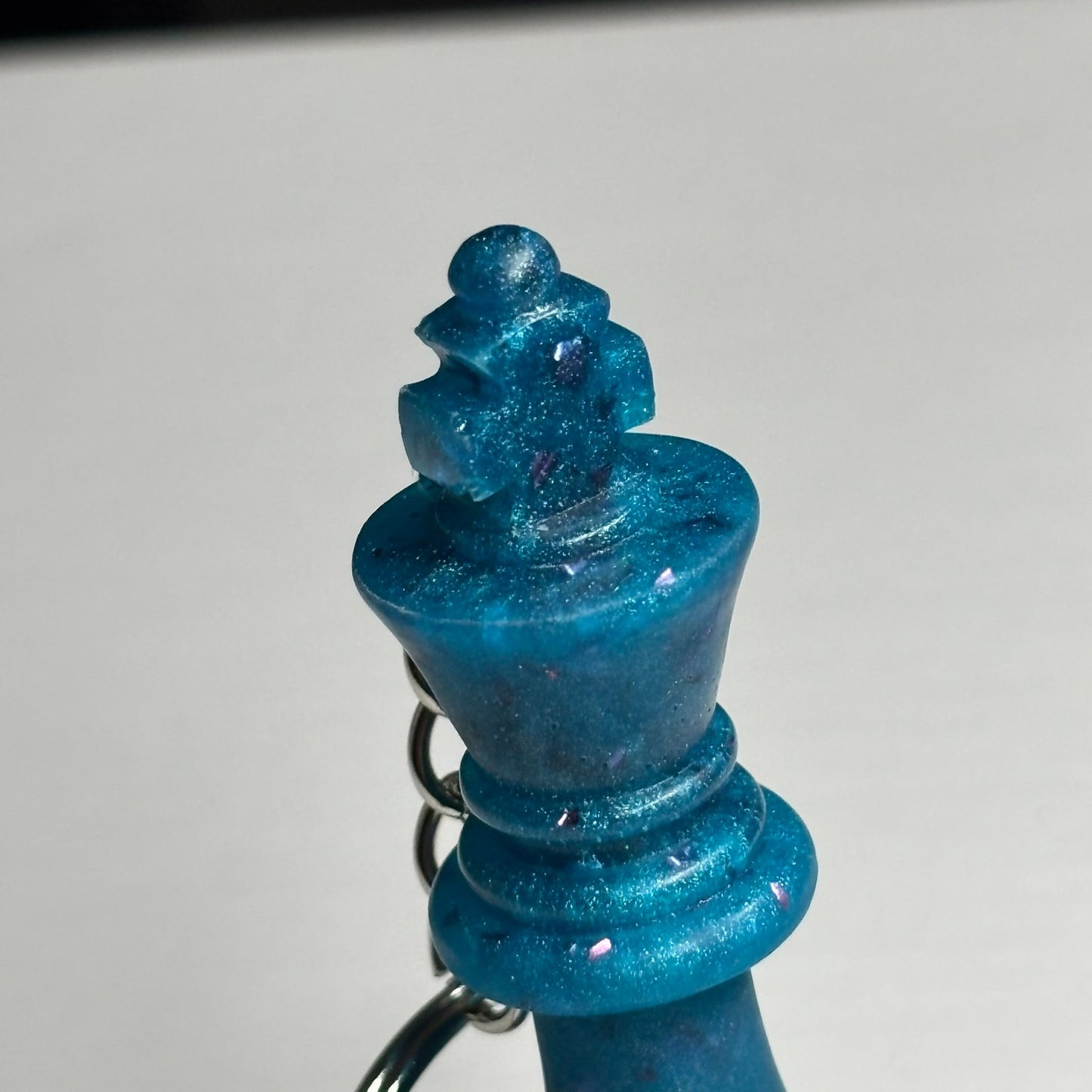 Royal Blue King - Handmade Resin Keychain