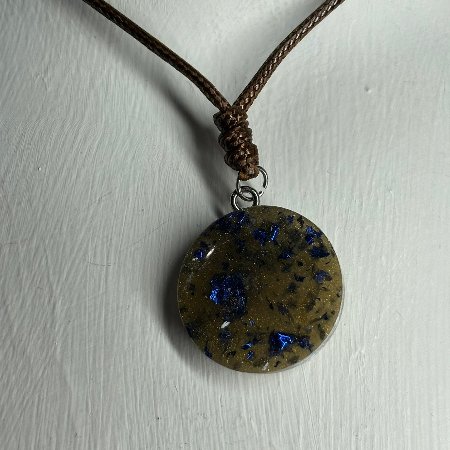 Luxury Green King - Handmade Resin Chess Necklace