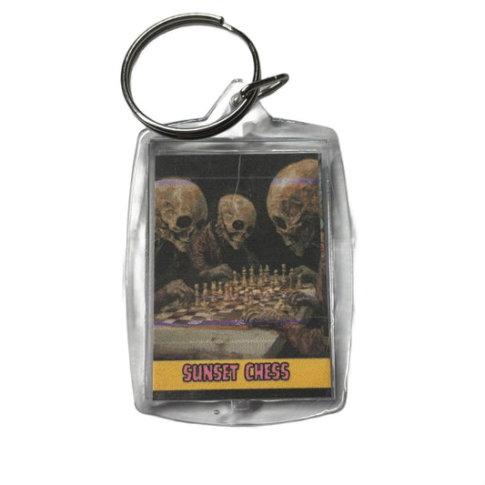 Skullheads - Chess  Photo Keychain