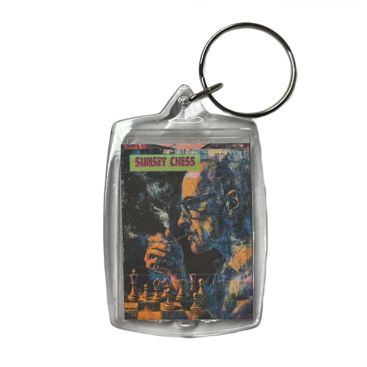 Smoking Man - Chess  Photo Keychain