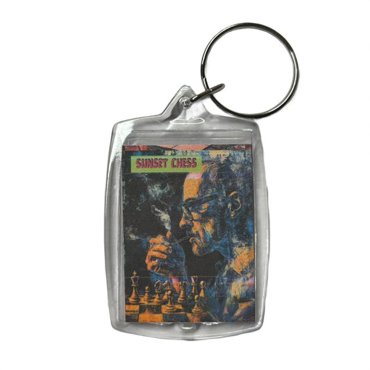 Smoking Man - Chess  Photo Keychain