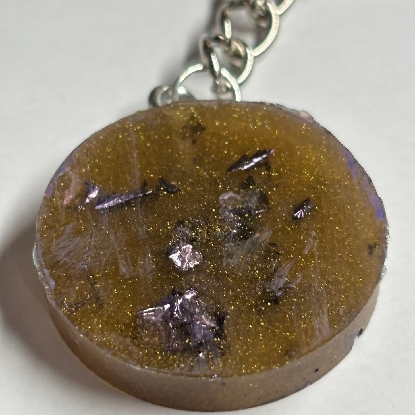 Royal Brown Bishop - Handmade Resin Keychain