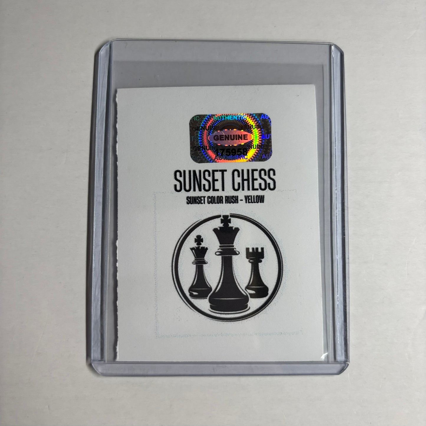 Yellow Collection - Trading Card