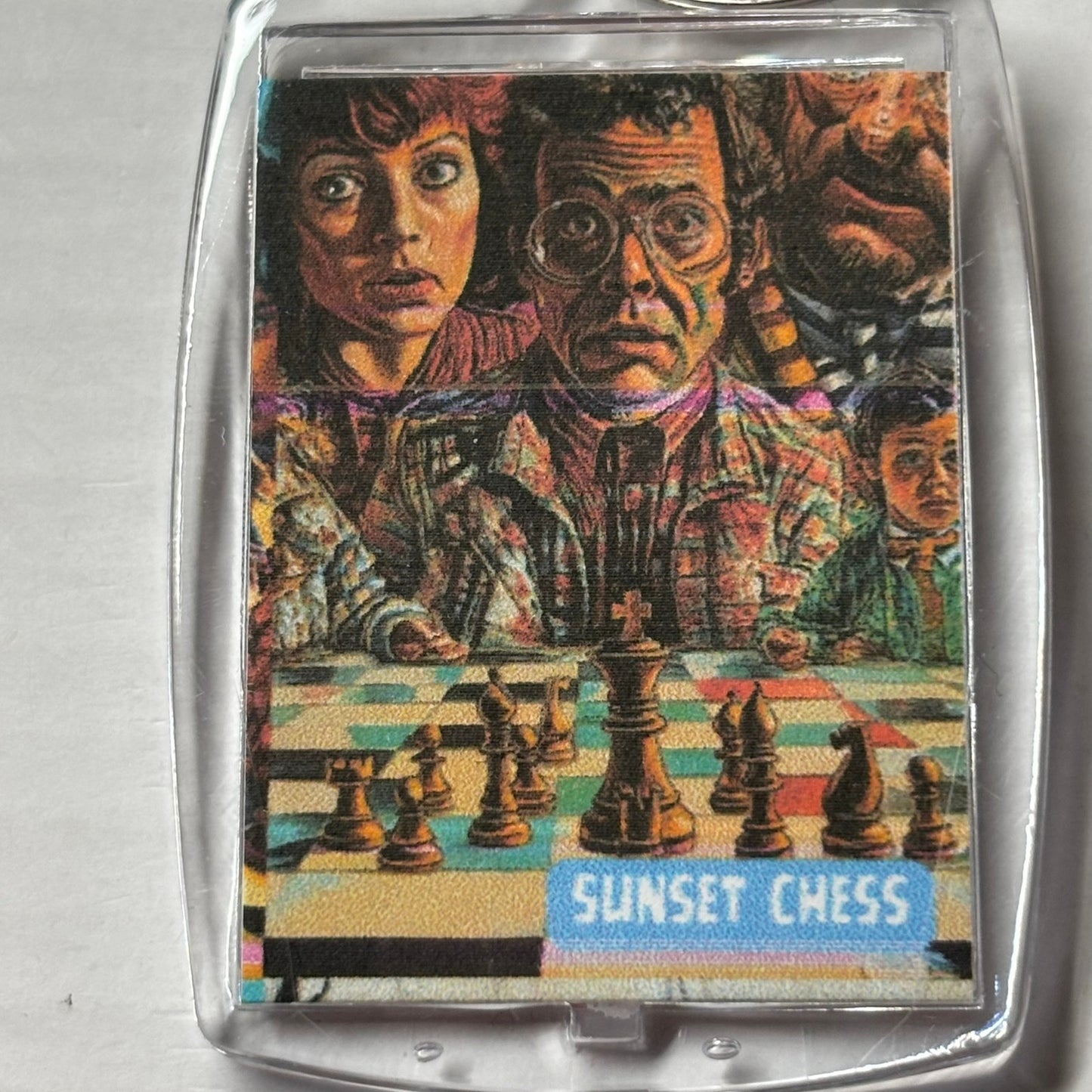 Scarred Straight - Chess  Photo Keychain