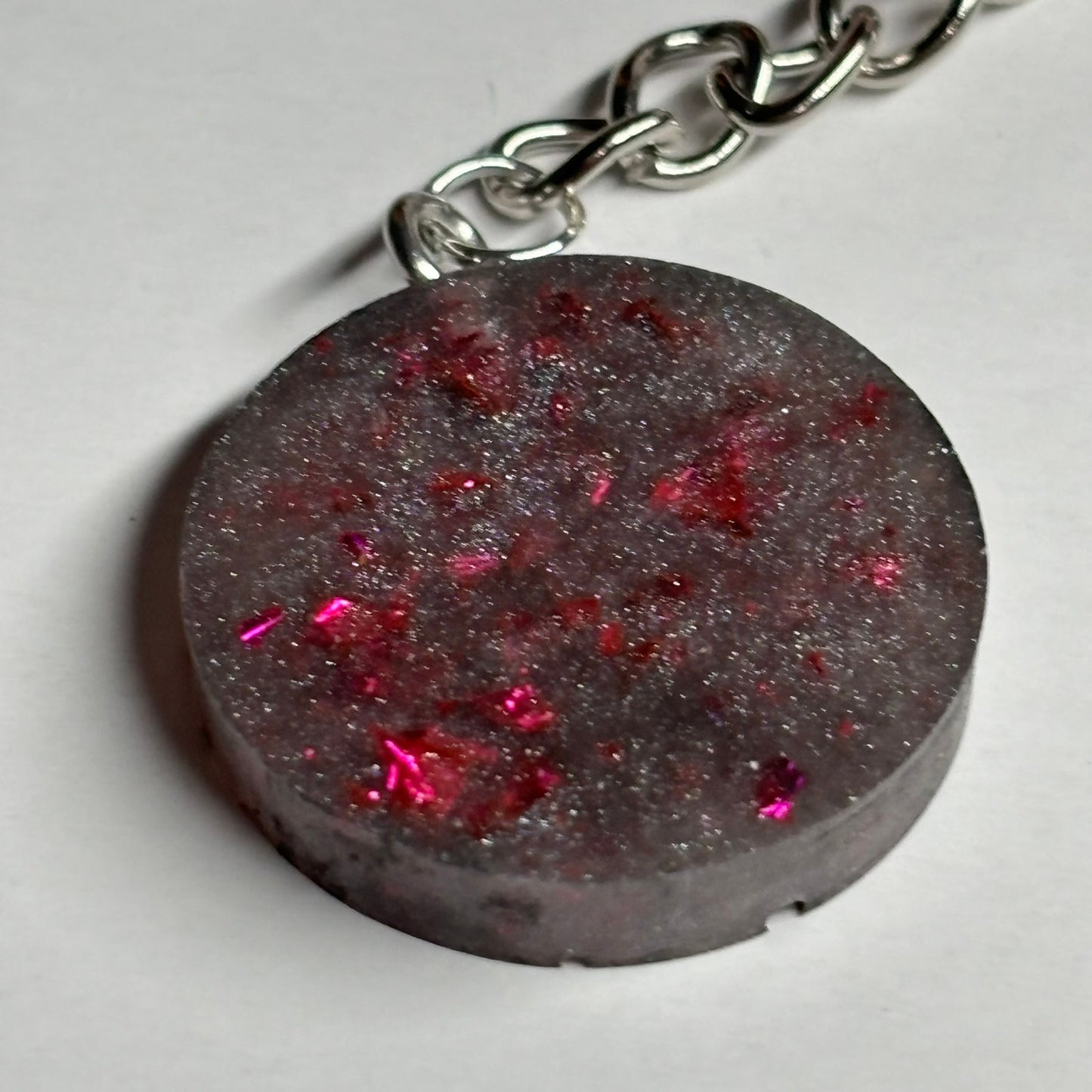 Dark Purple Pawn - Handmade Resin Keychain