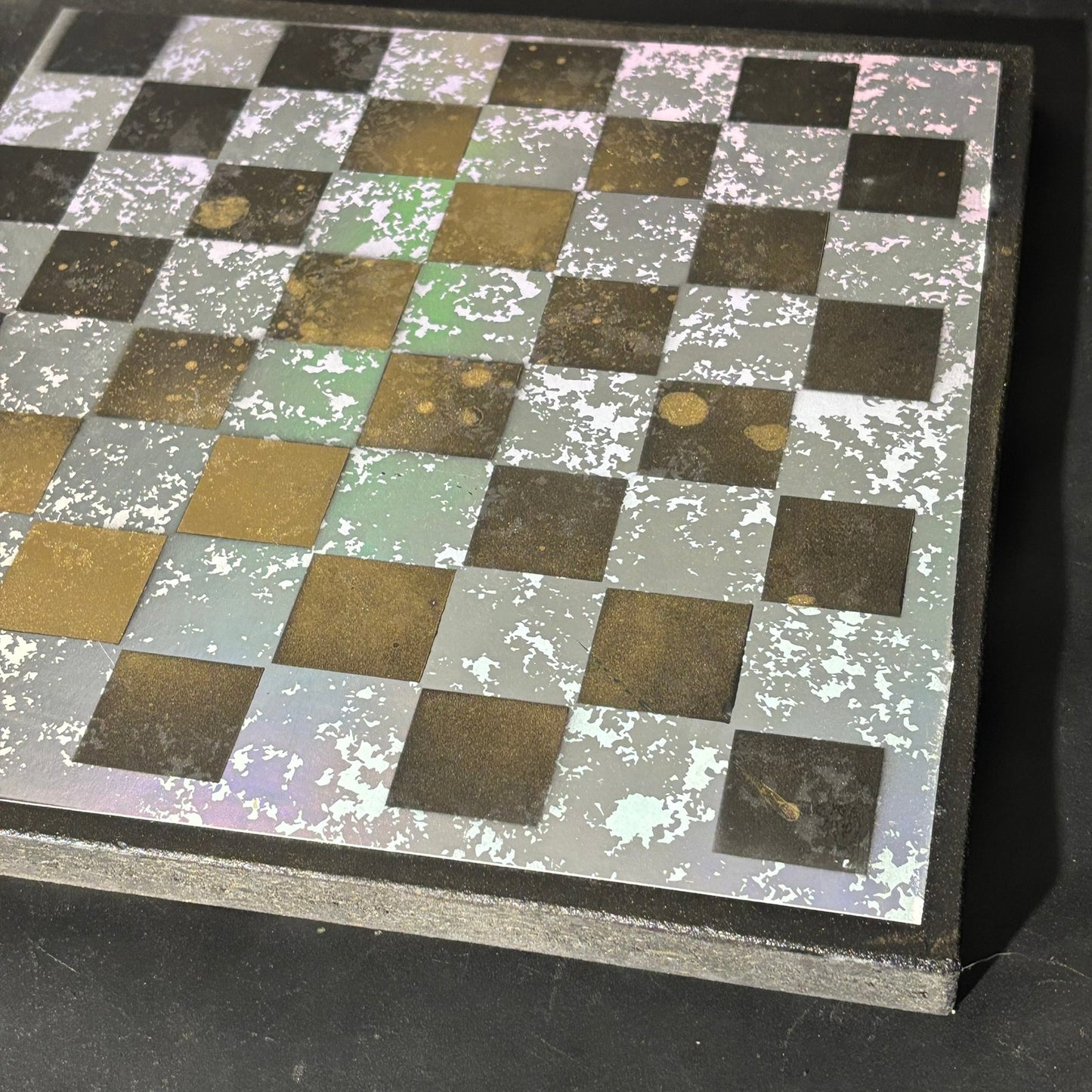 Golden Shine - Scrapbook Chess Board