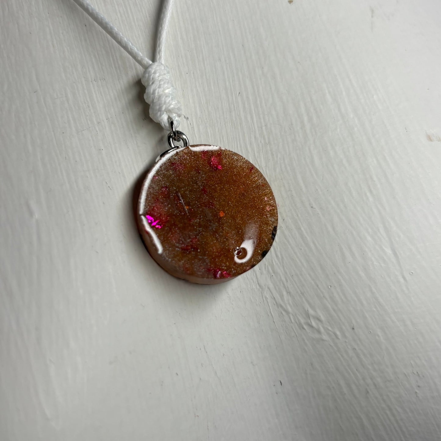 Simple Rook - Handmade Resin Chess Necklace