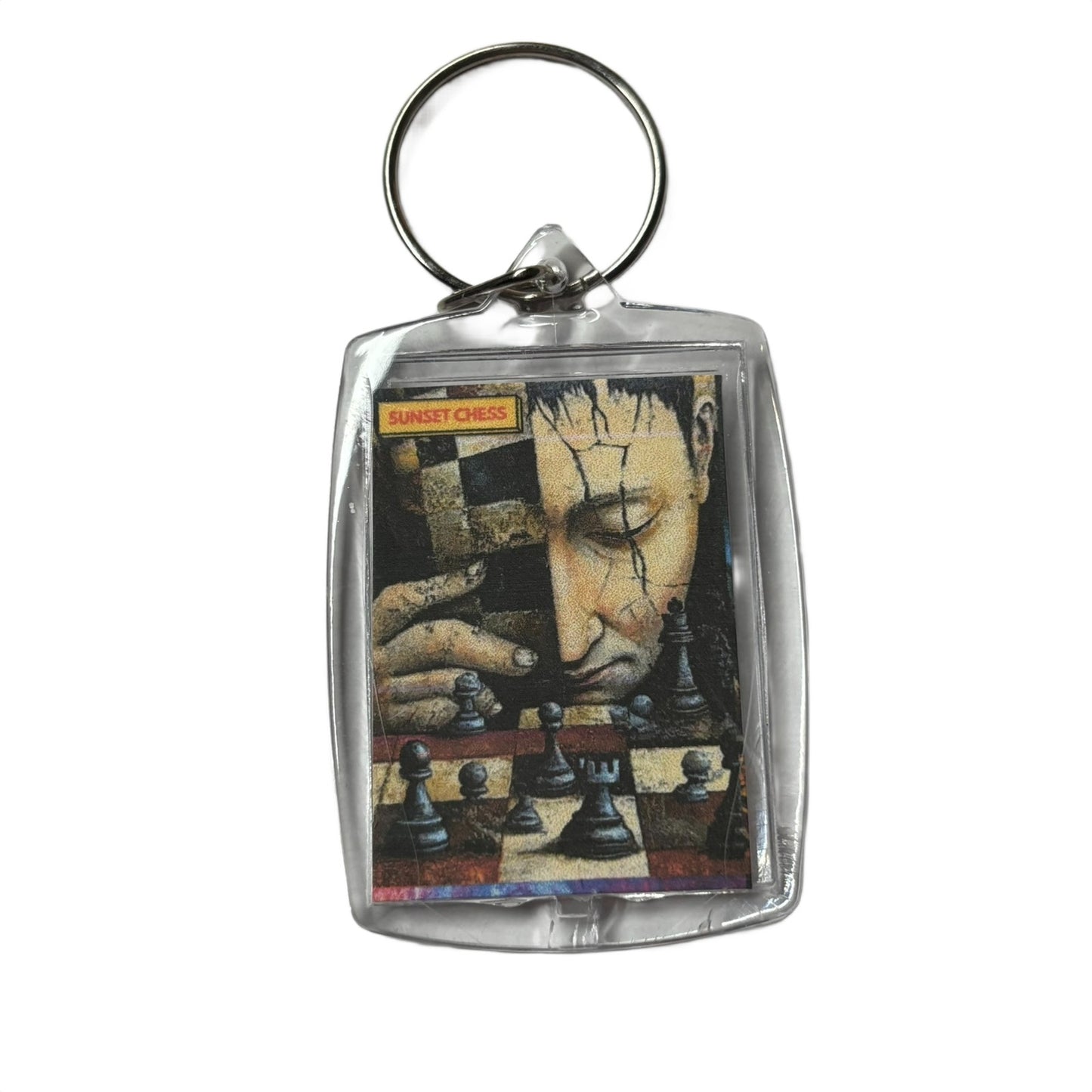 Chess Face - Chess  Photo Keychain