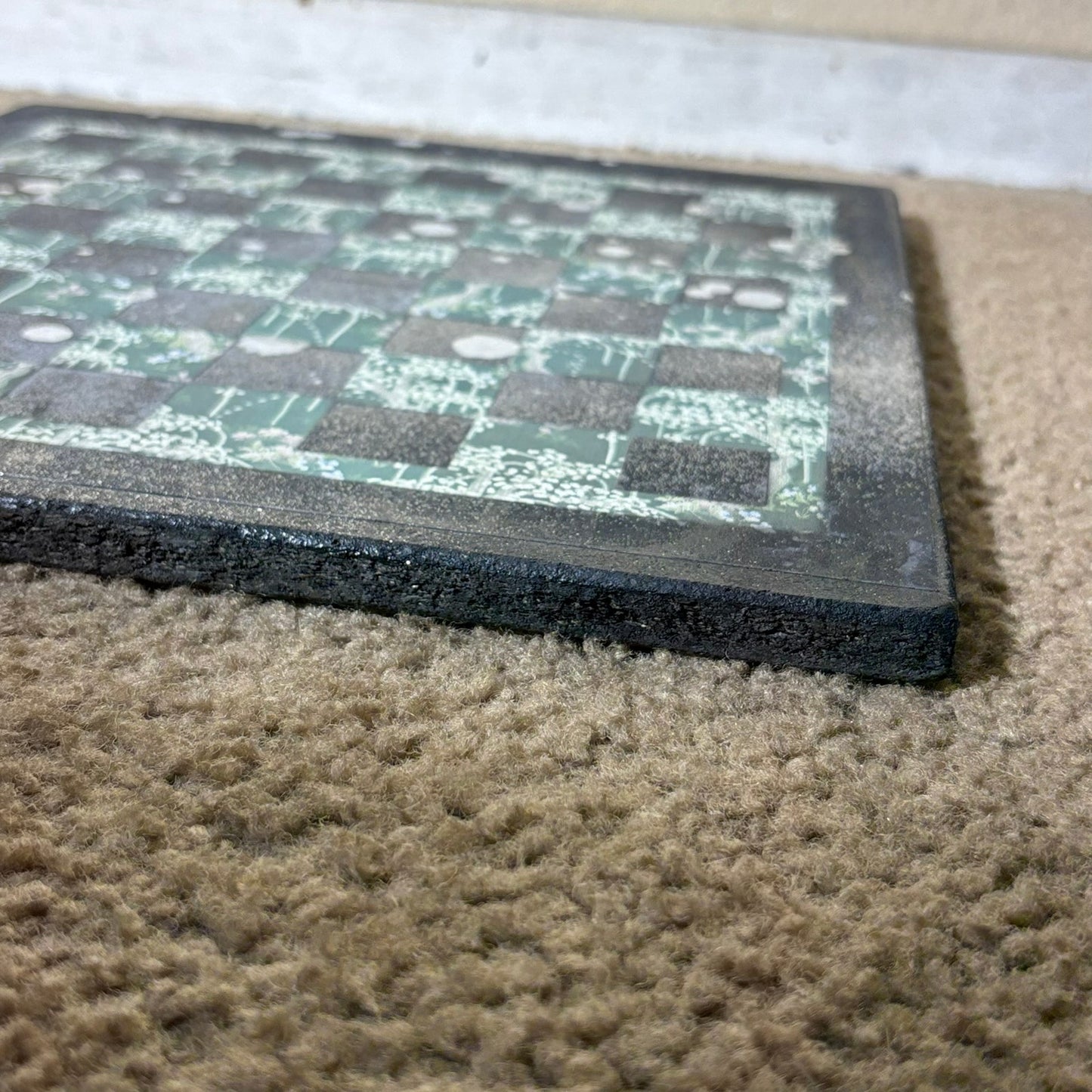 Chrome Mist Green - Scrapbook Chess Board