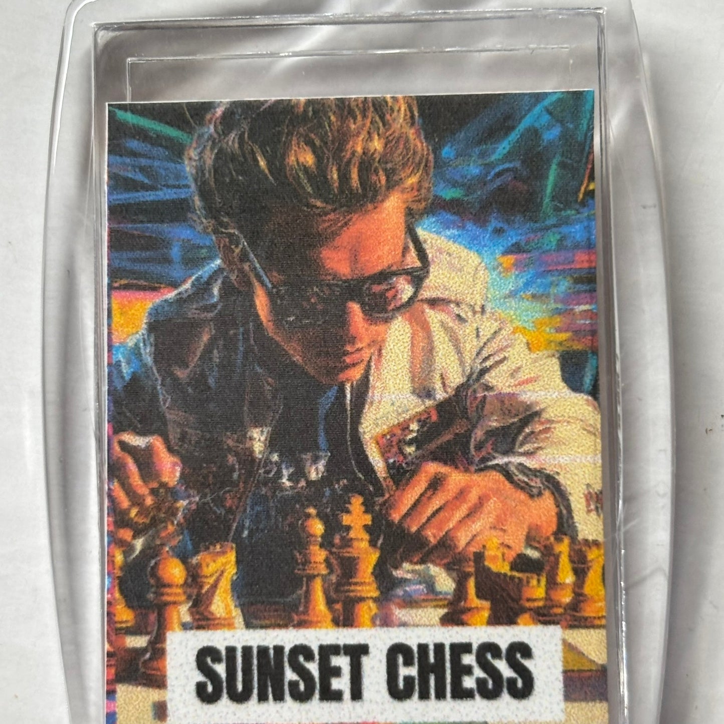 Electric Buzz - Chess  Photo Keychain