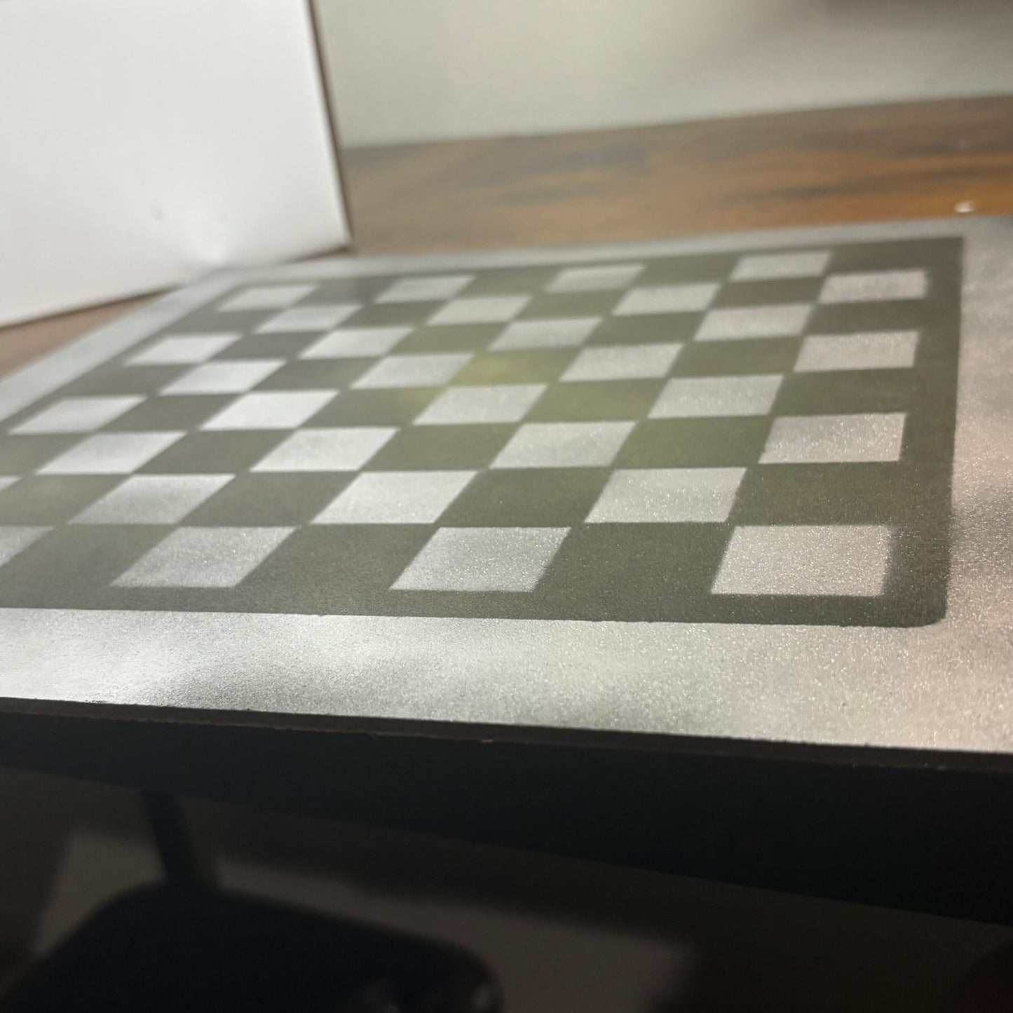 Rustic Green - Painted Chess Board