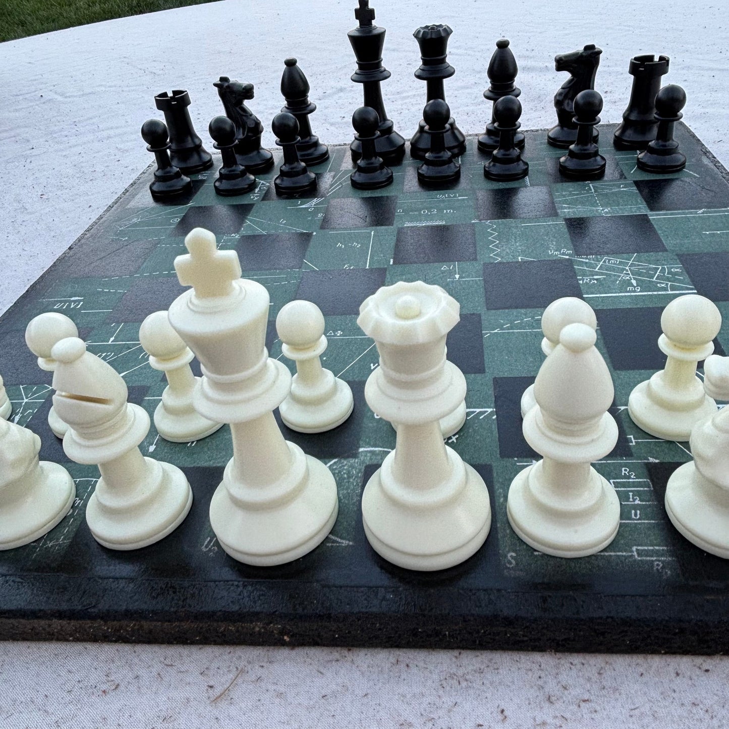 Math Board - Scrapbook Chess Set