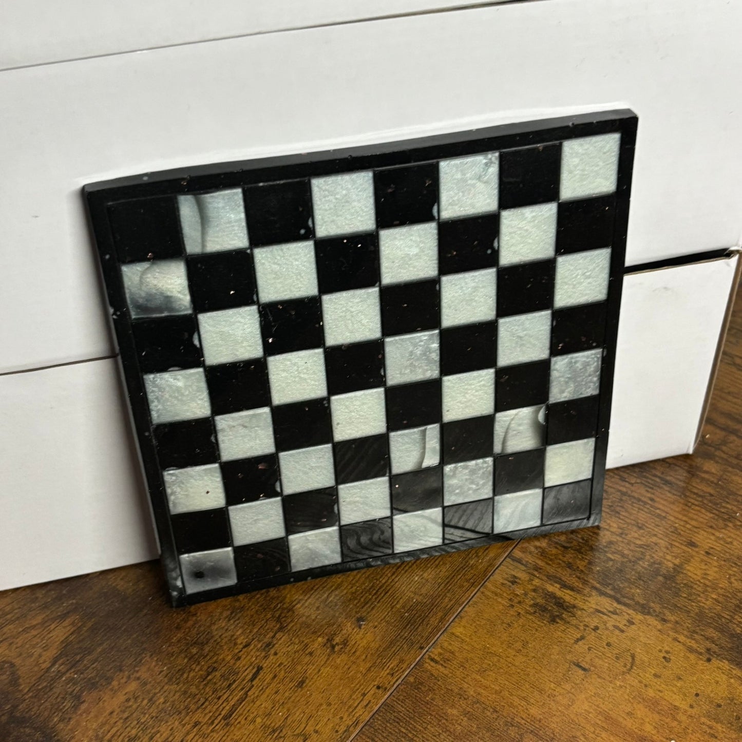 Prestigious Black & White - Resin Chess Board