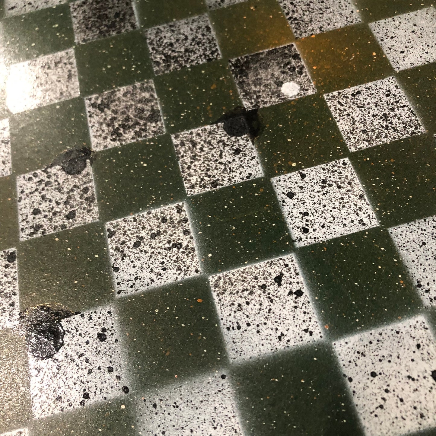 Toxic Green - Painted Chess Set