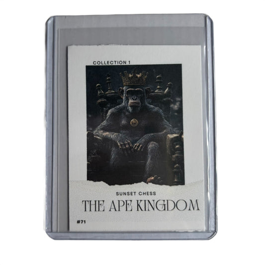 The Ape Kingdom Collection 1 Card #71 - Scrapbook Trading Card