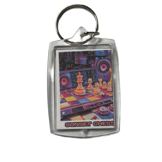 Music - Chess  Photo Keychain