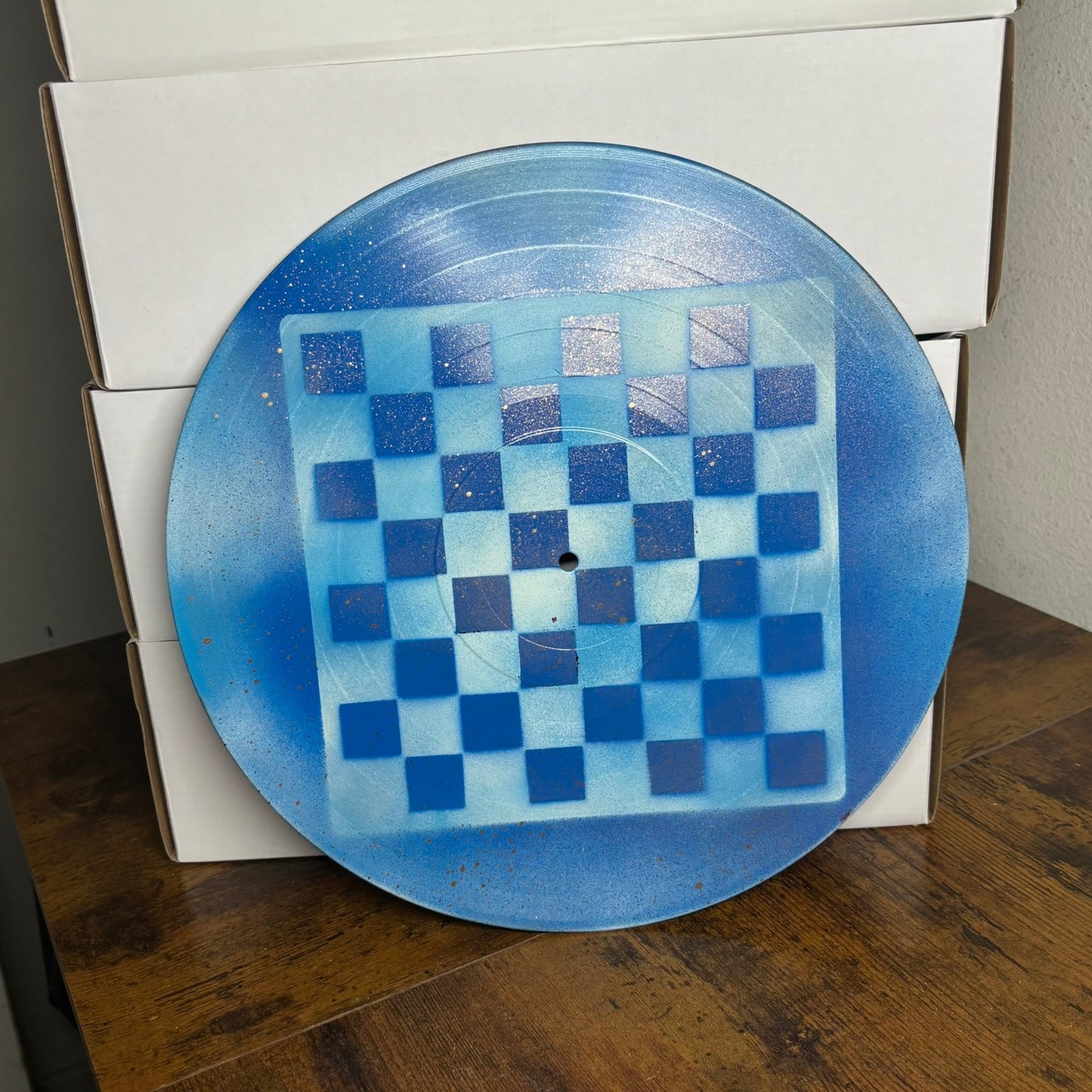 Supreme Blue - Vinyl Chess Board