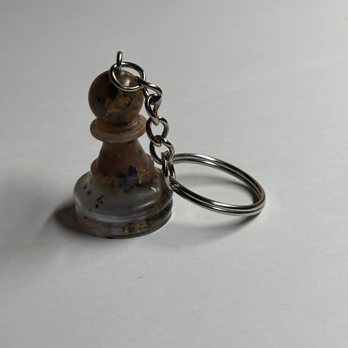 Classic Brown Pawn - Handmade Resin Keychain