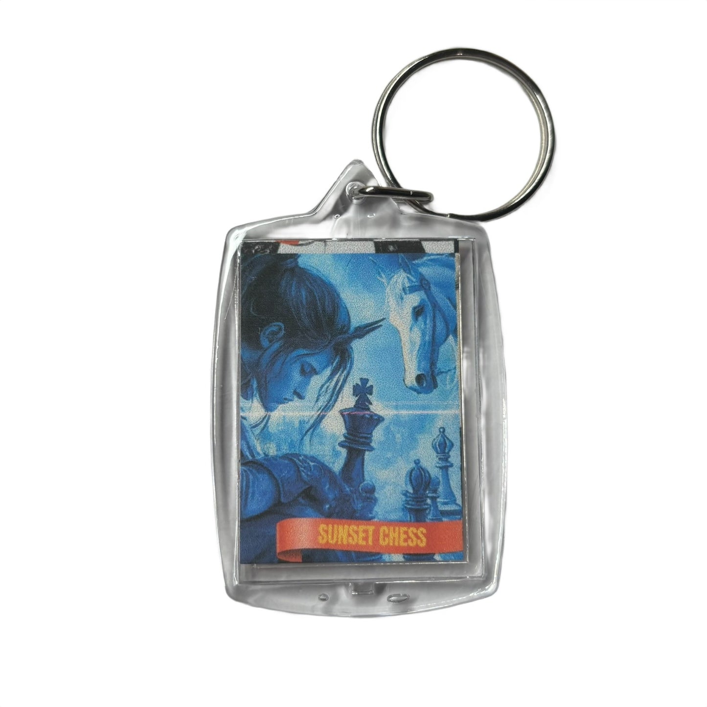 Winter Games - Chess  Photo Keychain
