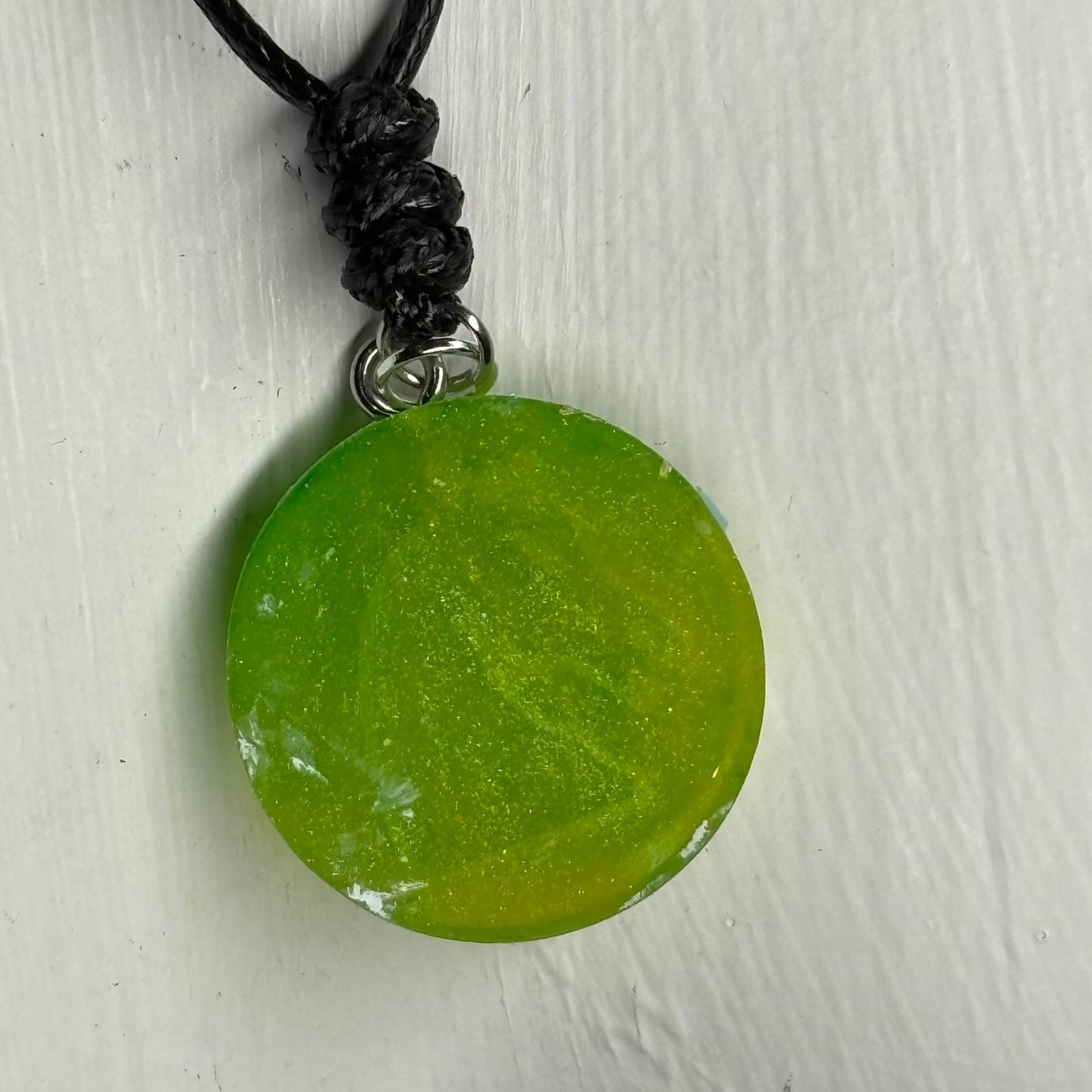 Green Knight - Handmade Resin Chess Necklace