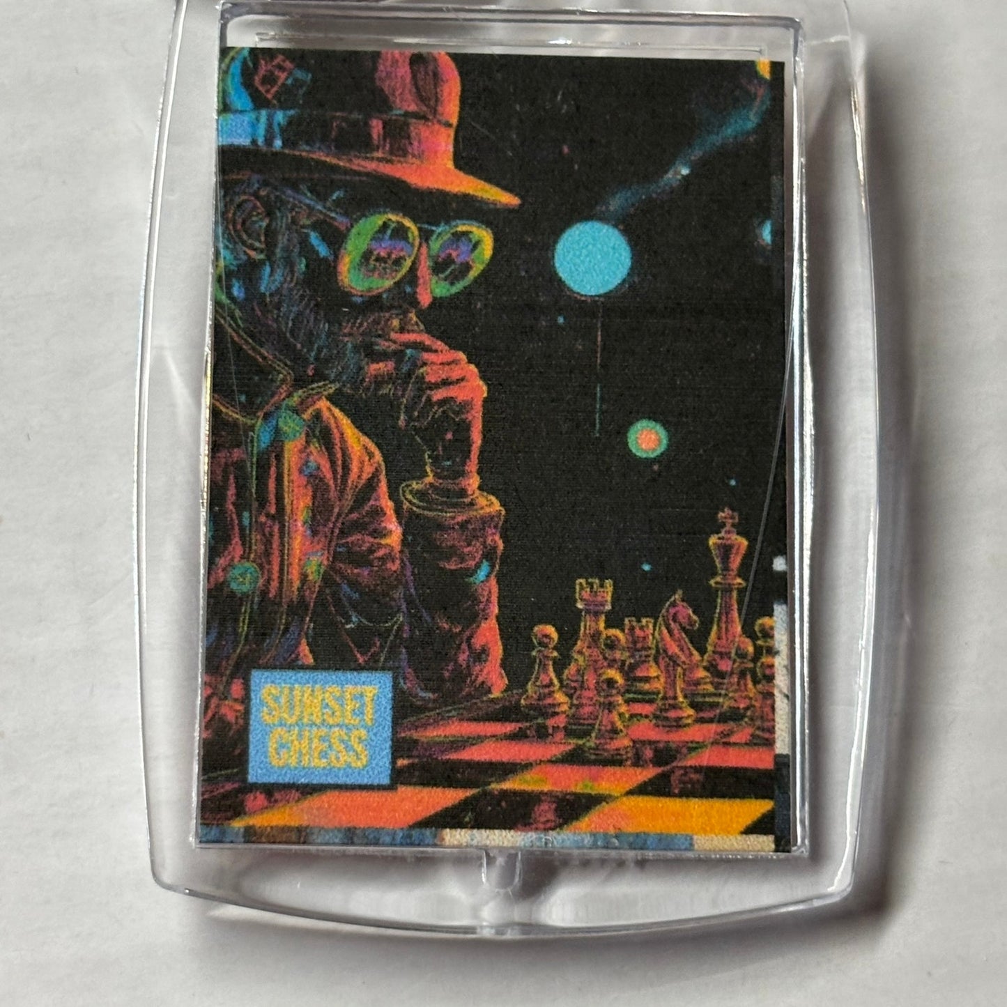 Simple Man - Chess  Photo Keychain