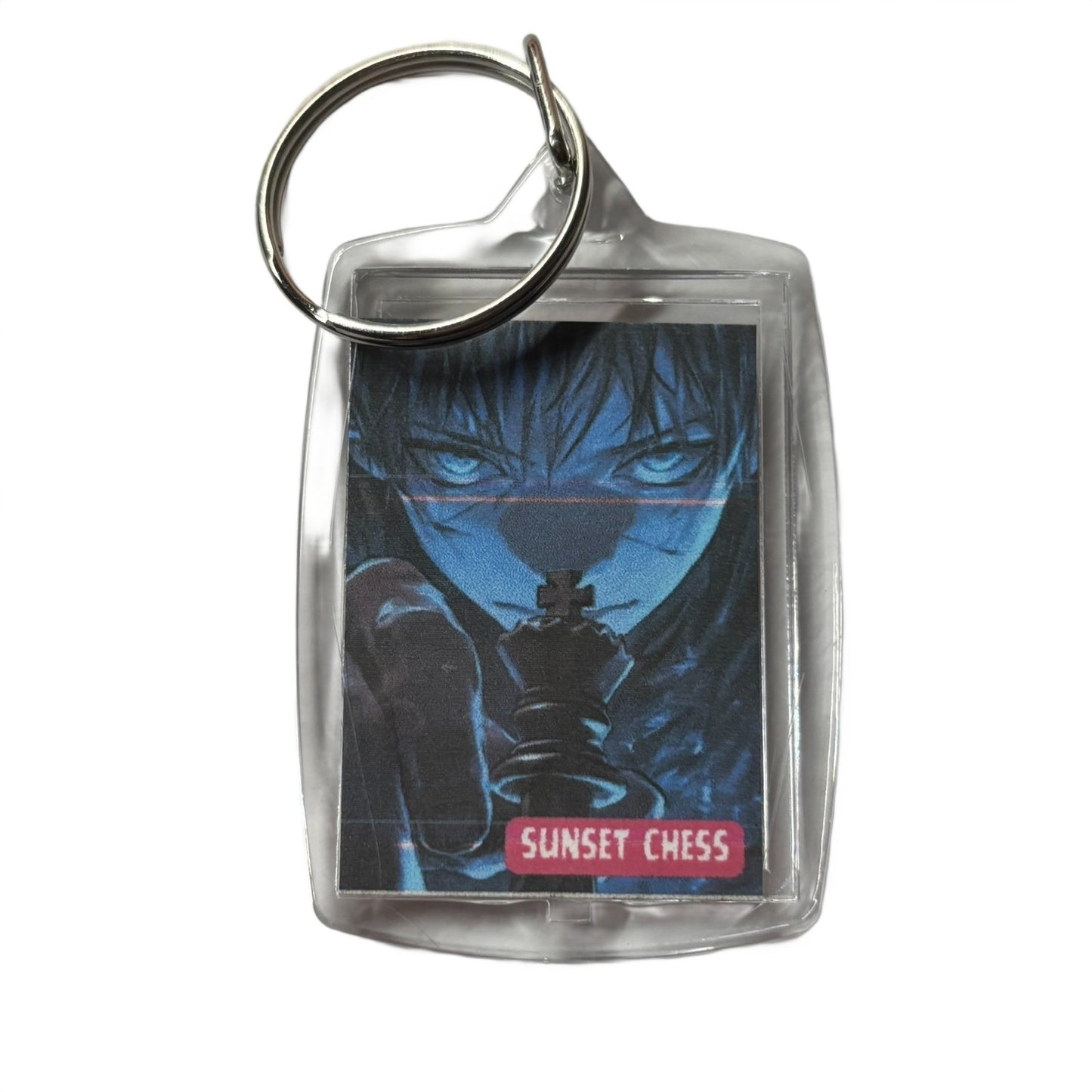 Anime Gaze - Chess  Photo Keychain