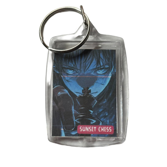 Anime Gaze - Chess  Photo Keychain