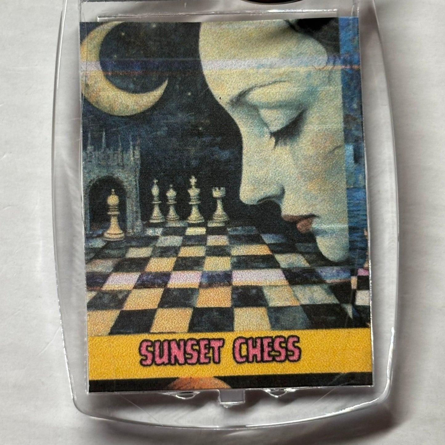 Wind Blower - Chess  Photo Keychain