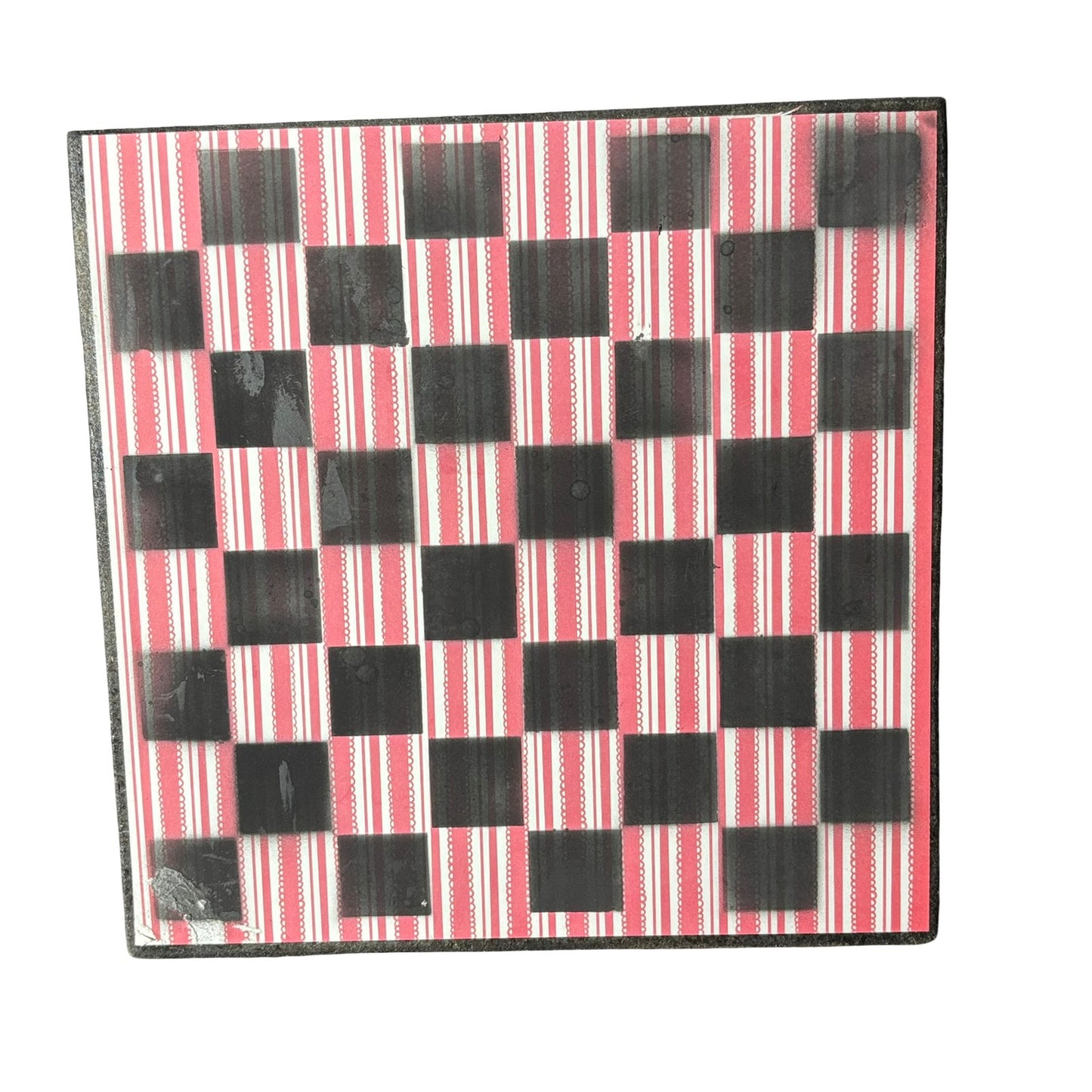 Popcorn Red - Scrapbook Chess Board