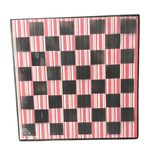 Popcorn Red - Scrapbook Chess Board