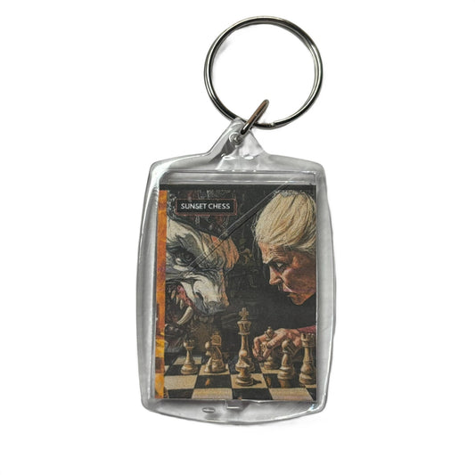 Sabretooth Battle - Chess  Photo Keychain