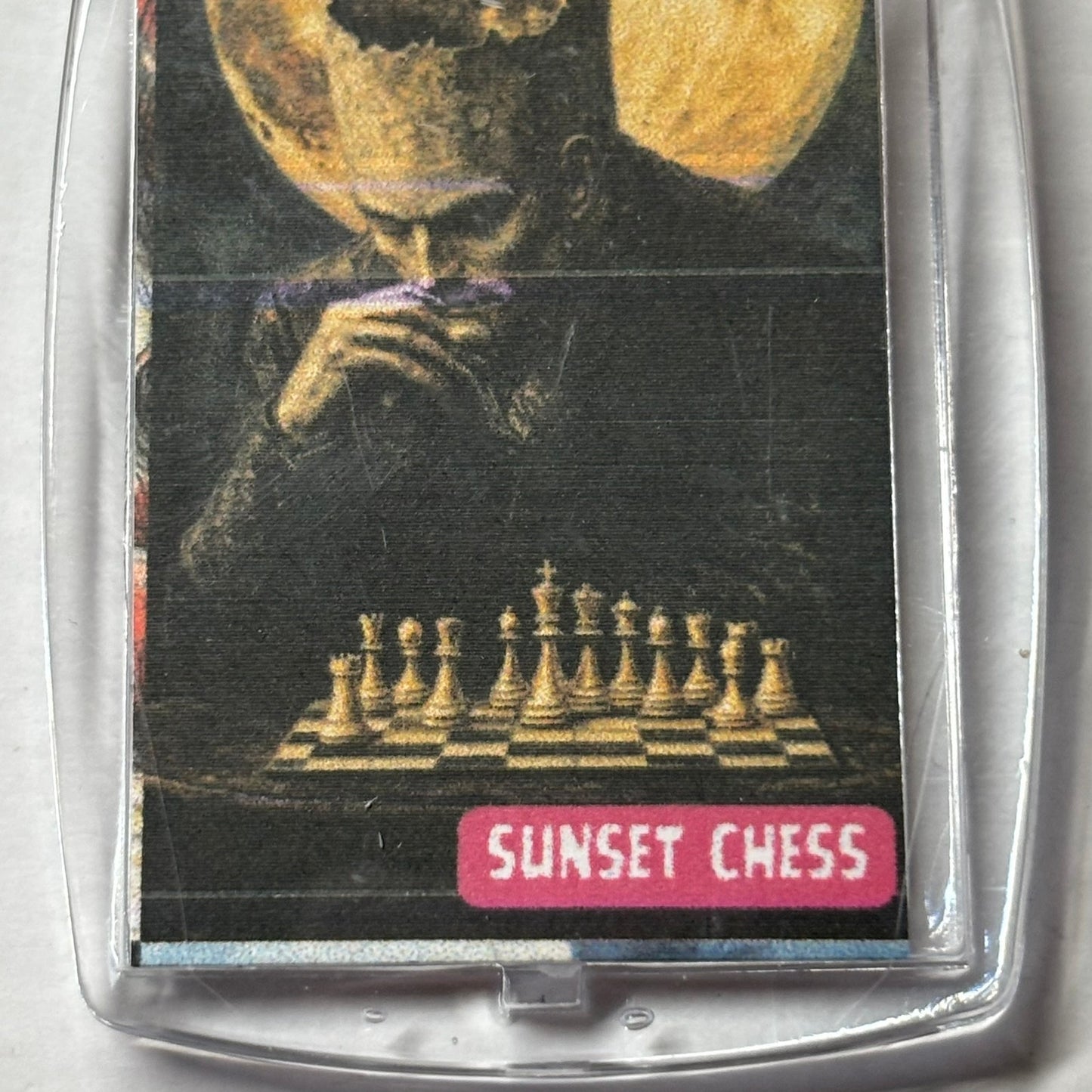 Moon Man - Chess  Photo Keychain