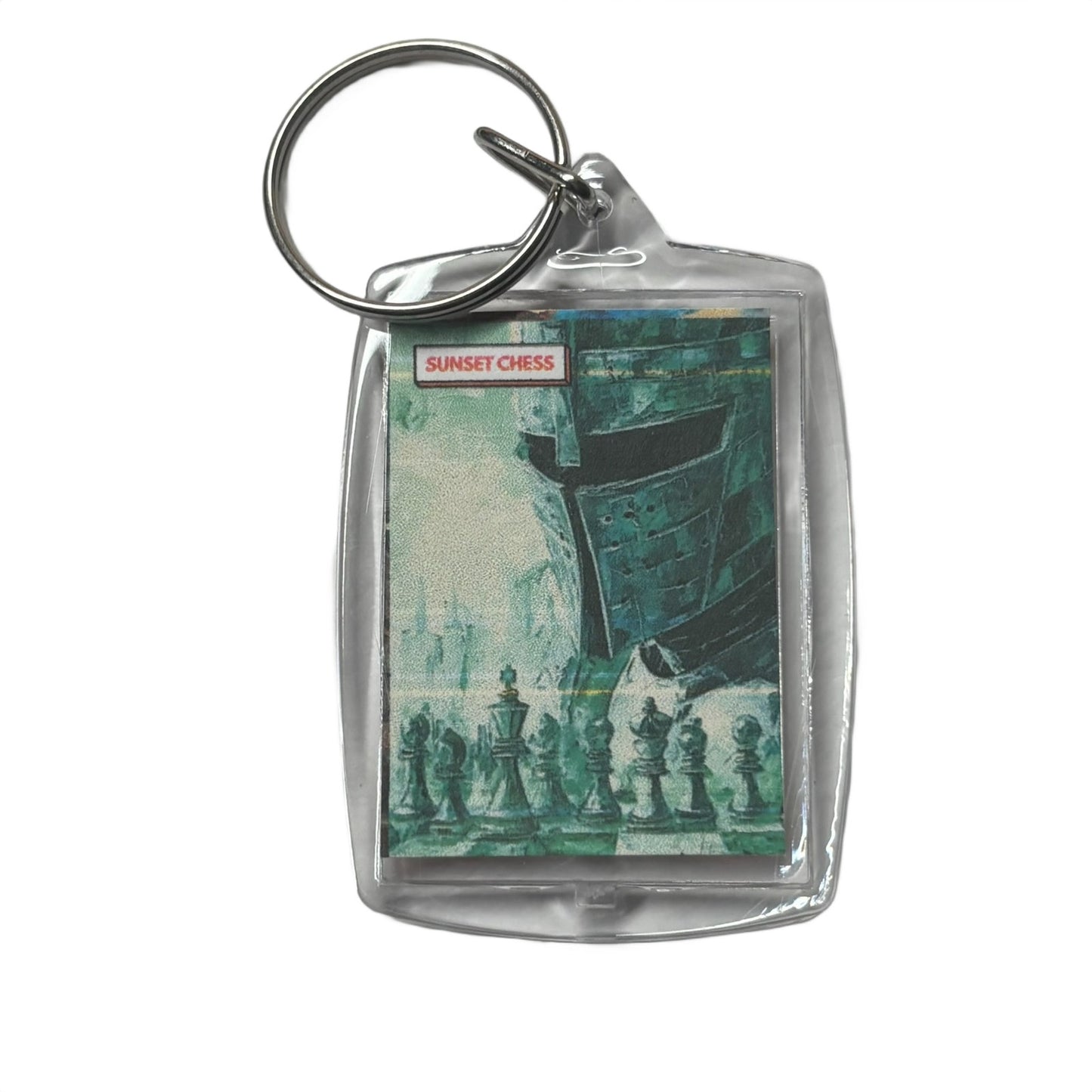 Green Knight - Chess  Photo Keychain