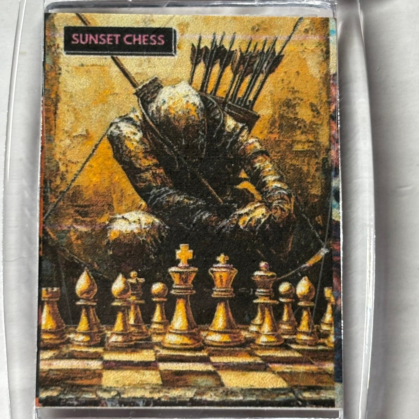Archer - Chess  Photo Keychain