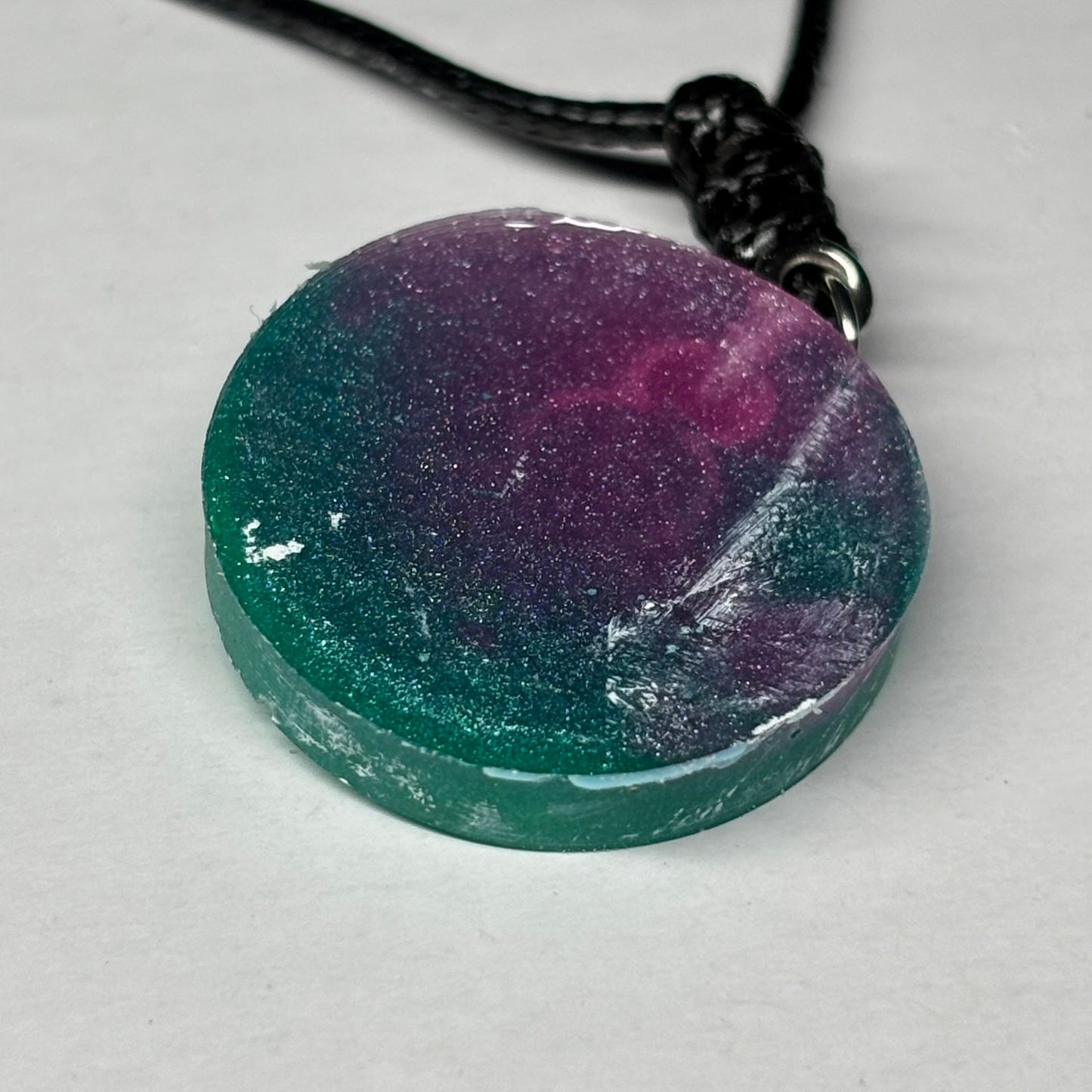 Green Pawn - Handmade Resin Chess Necklace