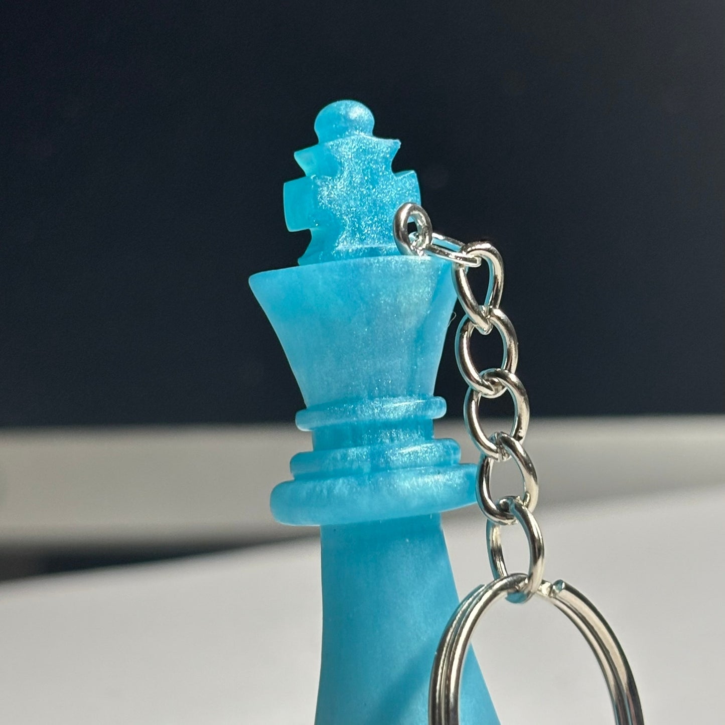 Blue Mixed King - Handmade Resin Keychain