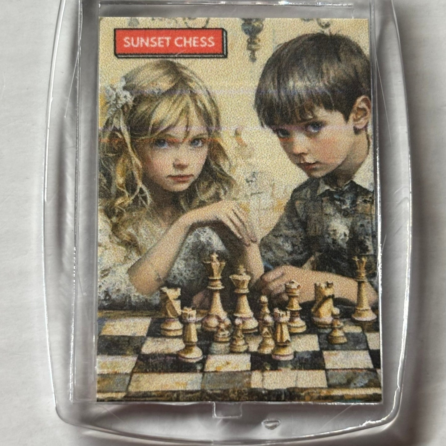 Classic Kids - Chess  Photo Keychain