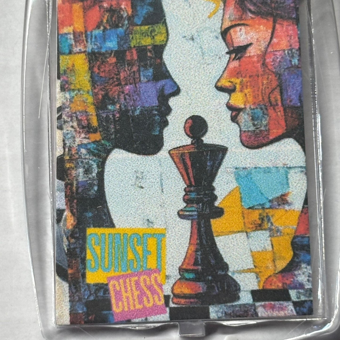 Best Friends - Chess  Photo Keychain