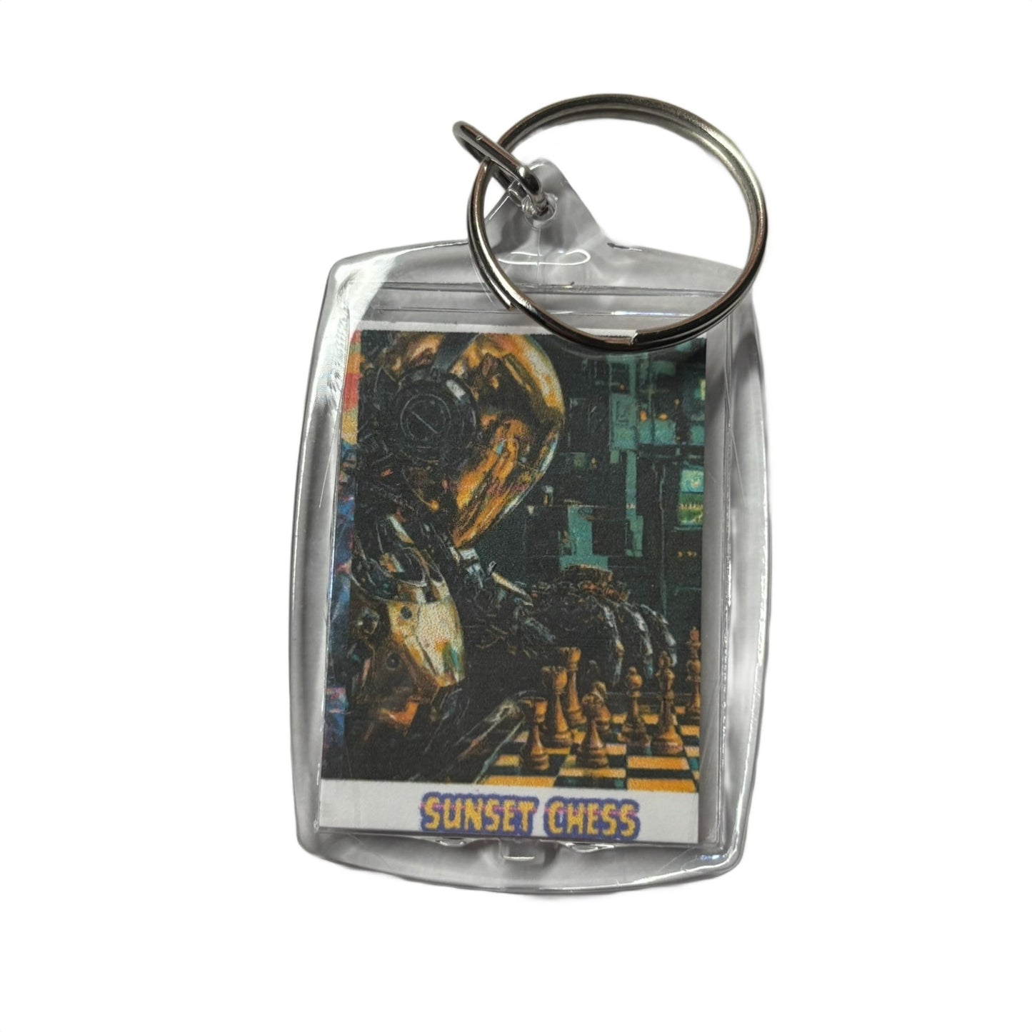 Futuristic - Chess  Photo Keychain