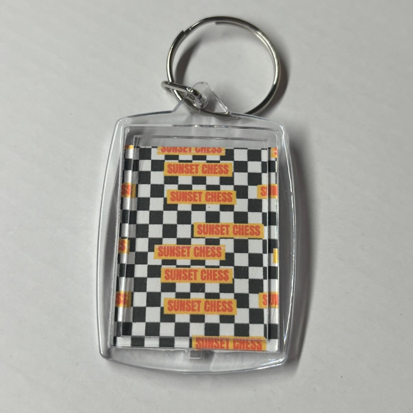 Rainbow Path - Chess  Photo Keychain