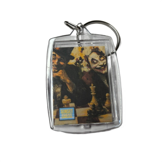 Best Friends - Chess  Photo Keychain
