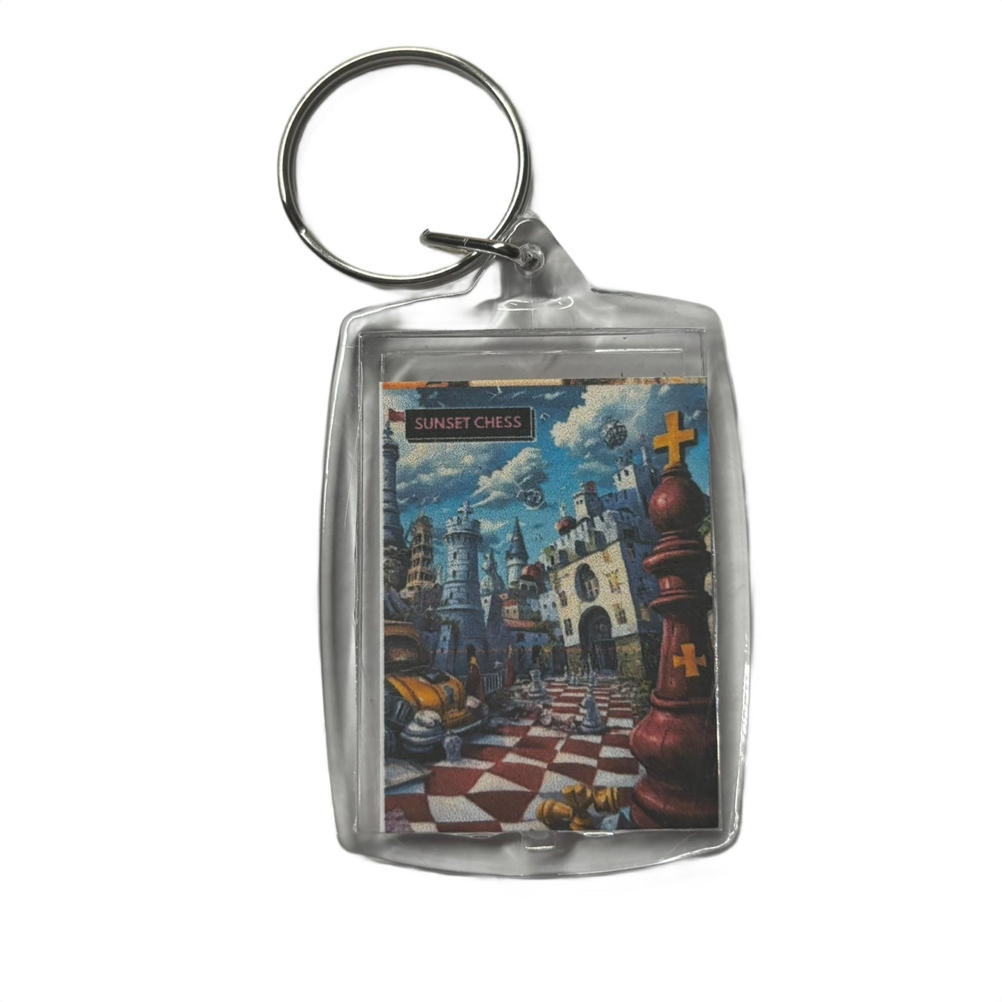 Inner City - Chess  Photo Keychain
