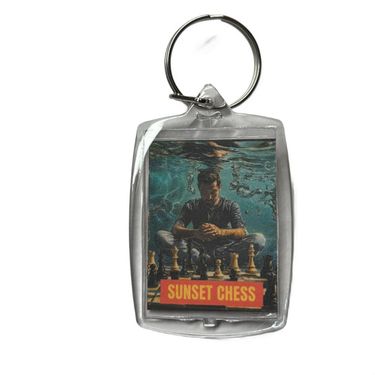 Underwater Play - Chess  Photo Keychain