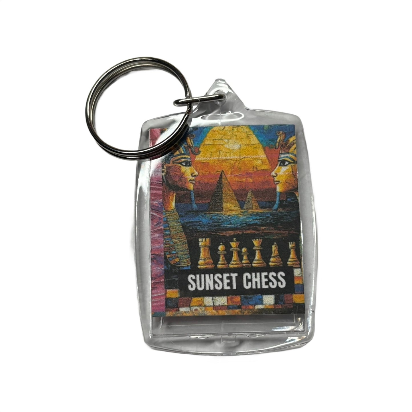 Egypt - Chess  Photo Keychain