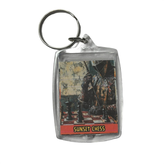 Lonely Warrior - Chess  Photo Keychain