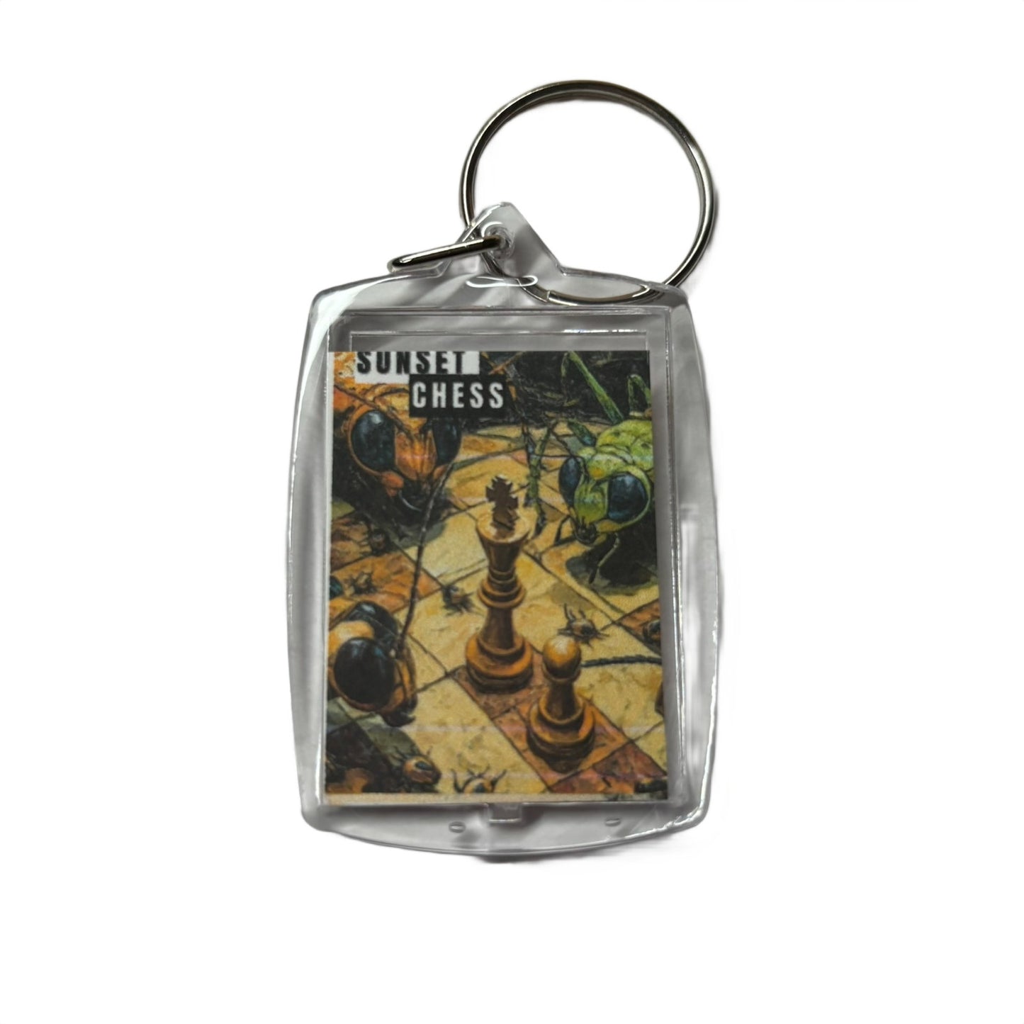 Bugs Game - Chess  Photo Keychain