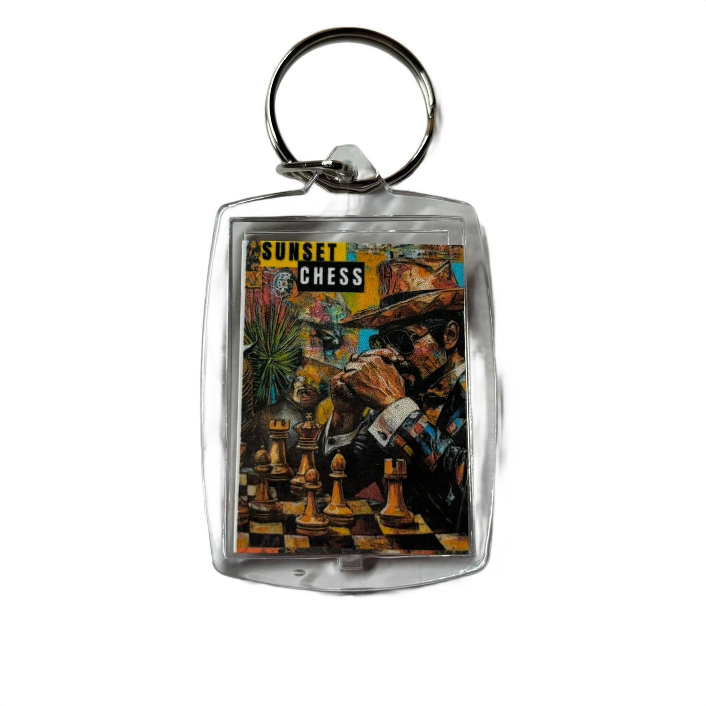Macho Man - Chess  Photo Keychain