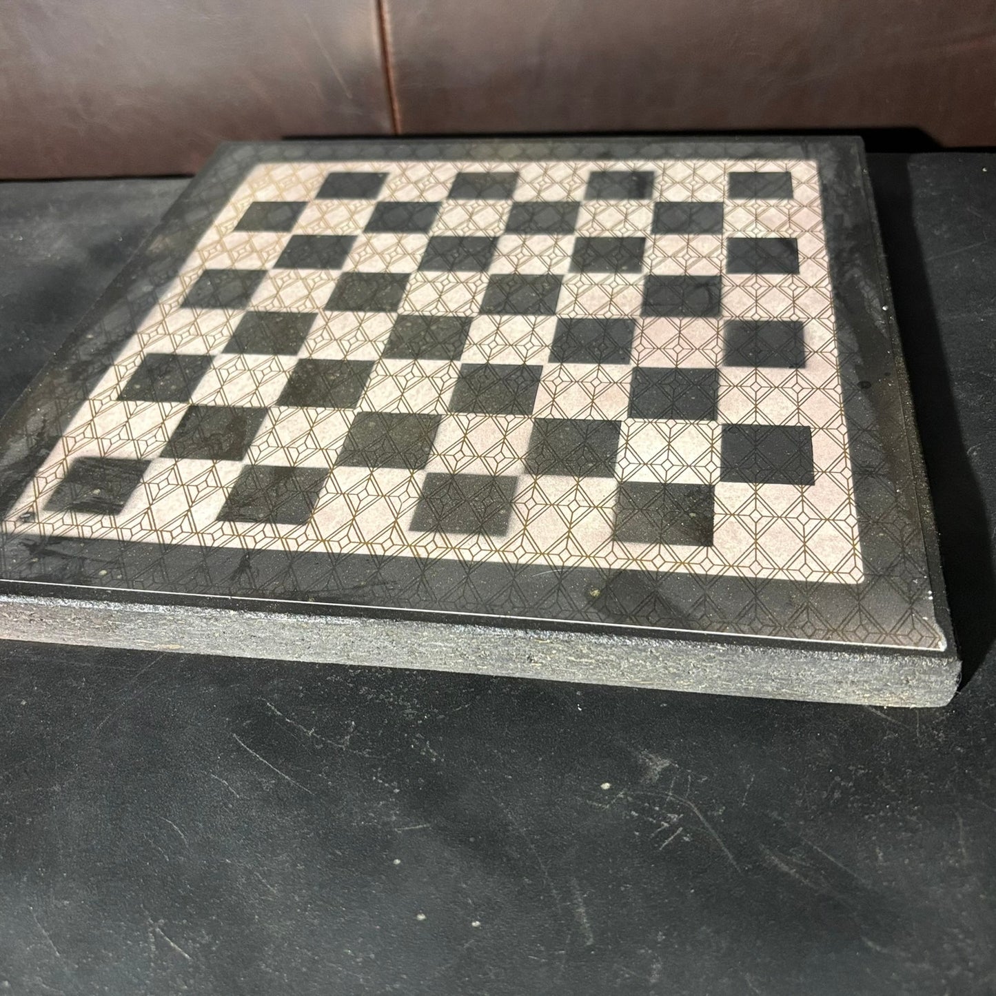Classy Pattern - Scrapbook Chess Board