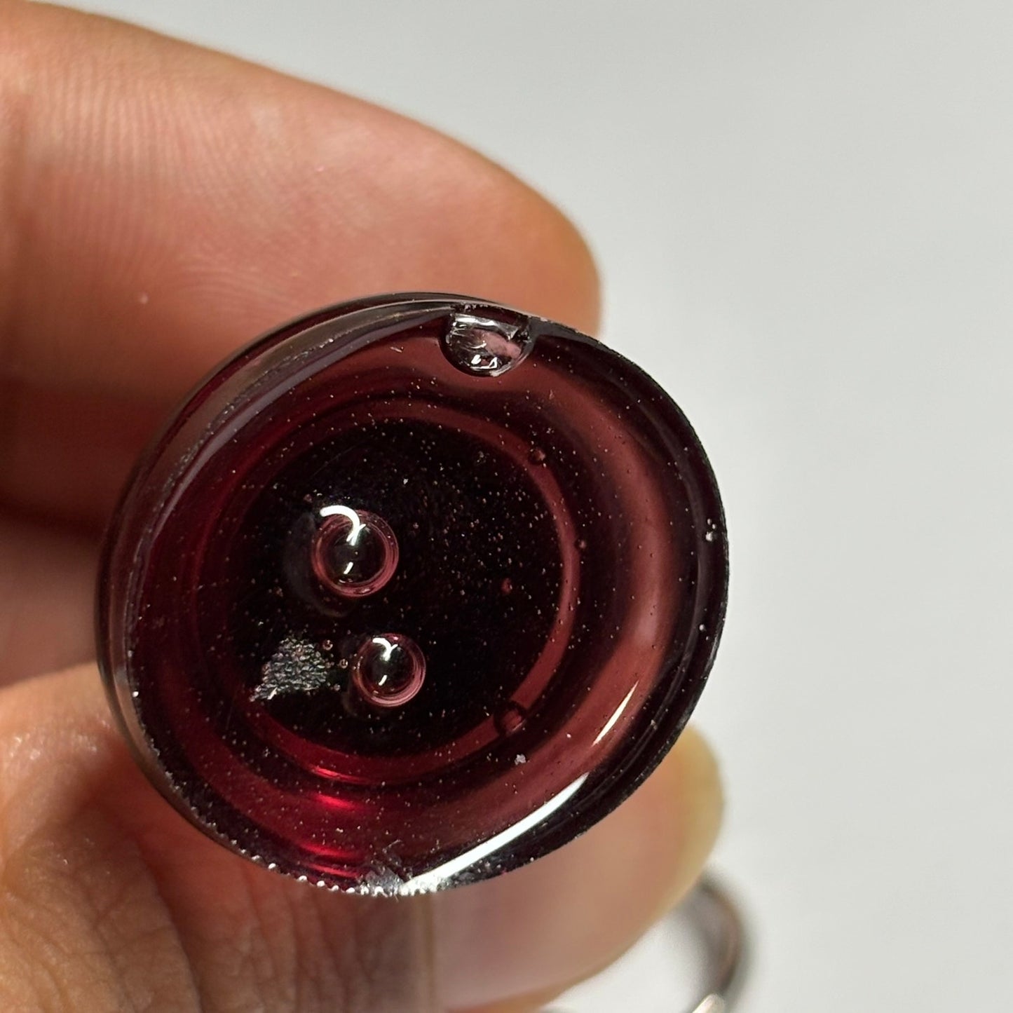 Translucent Violet Rook - Handmade Resin Keychain