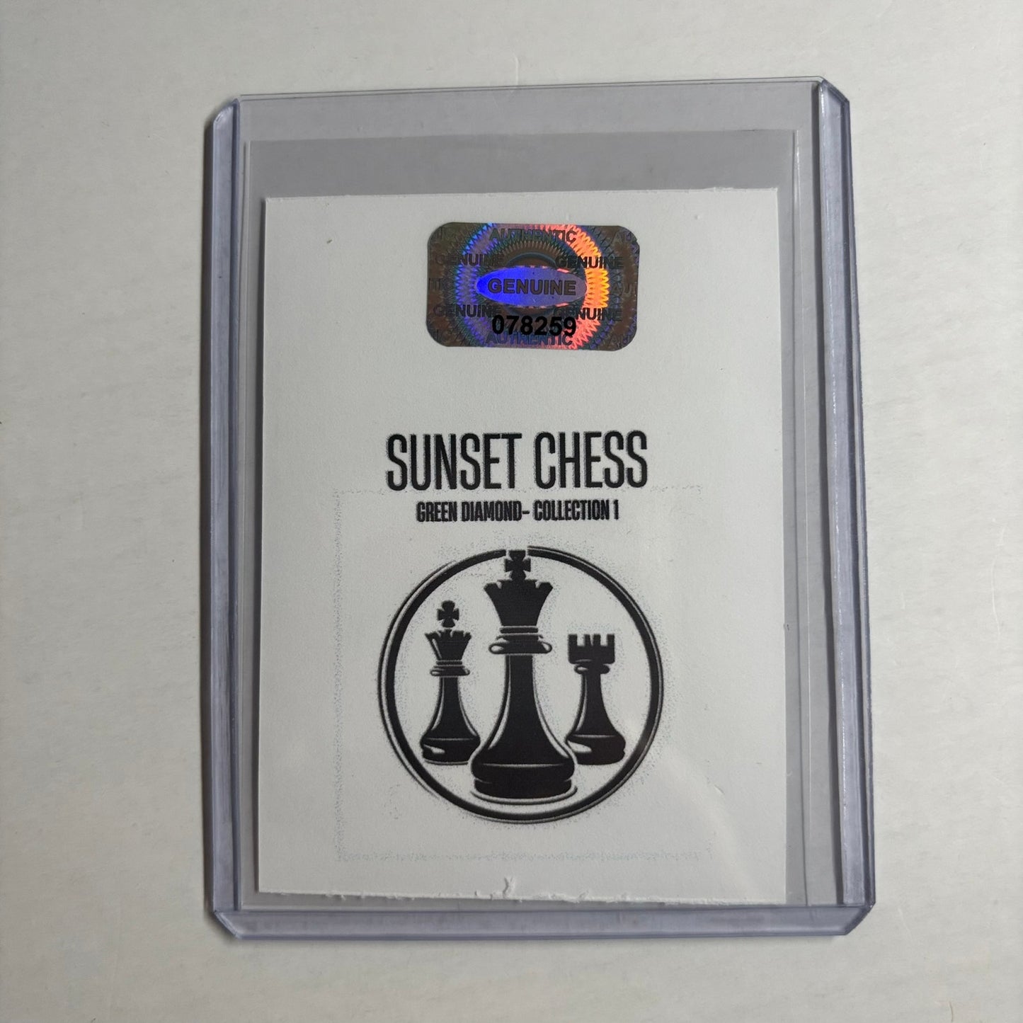 Green Diamond Collection 1 - Trading Card